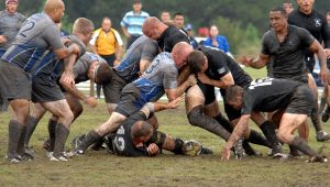 Rugby match - a level playing field is questionable